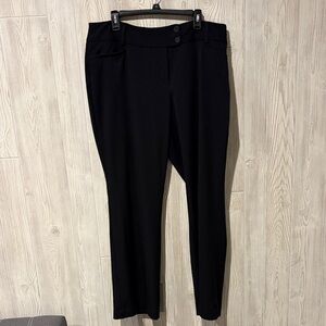 Rafaella Curvy Black Trousers